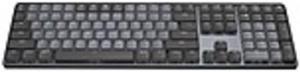 Logitech Master Series MX Mechanical Wireless Illuminated Performance Keyboard - Wireless Connectivity - Bluetooth/RF - 32.81 ft - PC, Mac - Mechanical/MX Keyswitch - Graphite