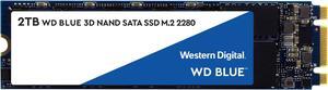 WD Blue 3D NAND 2TB PC SSD - SATA III 6 Gb/s M.2 2280 Solid State Drive - 560 MB/s Maximum Read Transfer Rate