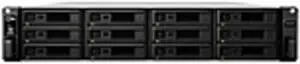 Synology RX1217RP Drive Enclosure - Infiniband Host Interface Rack-mountable - 12 x HDD Supported - 12 x SSD Supported - 12 x Total Bay - 12 x 2.5"/3.5" Bay