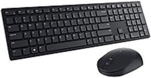 Dell Pro Keyboard & Mouse - USB Wireless Black - USB Wireless Mouse - Black