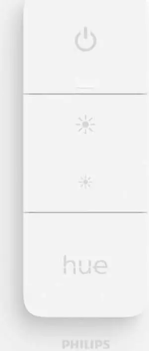 Phillips 562777 Hue Dimmer Switch - Freestanding - Wall - IP20 - Plastic - Portable - Apple HomeKit - Amazon Alexa - Google Assistant - White
