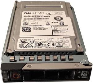 Dell 81H9C 3.84 TB Self-Encrypting SED FIPS 140-2 2.5-Inch Solid State Drive - Mix Use - TLC- Hot-swap - 512e - SAS 12Gbps - For PowerEdge 14G Server