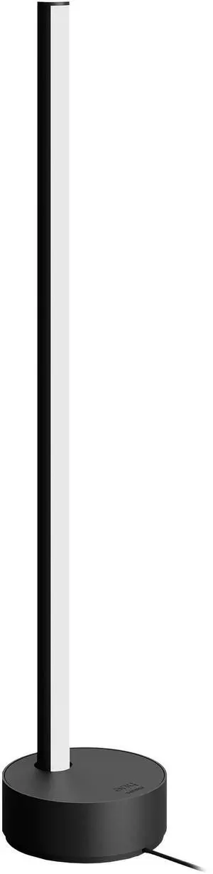 Philips 569095 Hue Gradient Signe Table Lamp - 1040 Lumens - Multicolor Output - Dimmable - Apple HomeKit - Zigbee - 25,000 Hours Lifespan - IP20 - Aluminum - Android - iOS - Black