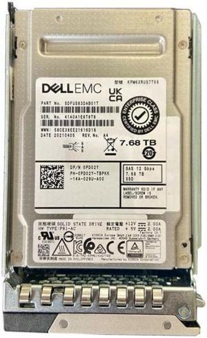 Dell PD02Y 3D TLC Solid State Drive With Tray - 7.6 TB - Read Intensive - Advanced Format 512e - SAS - 12 Gbps - 2.5 Inches - Hot-plug