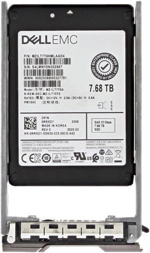 Dell RRXD7 7.68TB 2.5-inch Compellent Solid State Drive - SAS - 12 Gbps - Read Intensive