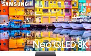 Samsung QN85QN900DF Series 9 85 Inches Smart QLED TV with Tizen OS - Infinity Air Design - 7680x4320 - 120 Hertz - Black