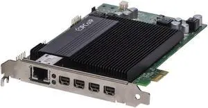 Dell WCWRN Teradici HC-2240 PCoIP Remote Access Host Card with 18-inch Cable R867J - 1 x RJ-45 Port - PCIe 3.0 x1 - 4 x Mini DisplayPort