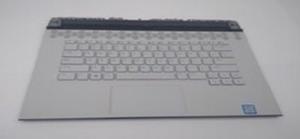 Dell MVM8D US English Keyboard Palmrest and Touchpad Assembly - Lunar Light - Backlight