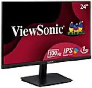 ViewSonic VA2409M 24 Inch IPS Full HD 1080p Monitor with Adaptive Sync, 75Hz, Thin Bezels, Eye Care, HDMI, VGA Inputs for Home and Office - VA2409M - Monitor 1080p IPS Panel with Adaptive Sync, ...