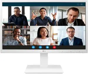 LG 24BK550Y-H 24" Class Full HD LCD Monitor - 16:9 - Textured White - 23.8" Viewable - In-plane Switching (IPS) Technology - 1920 x 1080 - 16.7 Million Colors - 250 Nit - 5 ms GTG - DVI - HDMI - ...