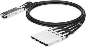 Nvidia MCP7Y50-N002 2 Meters Direct Attach Copper Splitter Cable - 6.56 Feet InfiniBand Network Cable for Network Device - First End: OSFP Network, Second End: 4x OSFP Network - 800 Gbps - ...