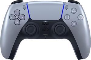 Sony DualSense Wireless Controller - Sterling Silver - Wireless, Cable - Bluetooth - USB - PlayStation 4, PlayStation 5, iPad, iPhone, Mac, Apple TV, PC, Android, iOS - Sterling Silver