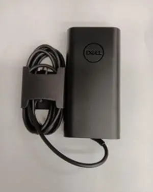 Dell H2FR2 90 Watts V3 AC Adapter With USB Type-C Connector - Black - 15 Volts - 3 Amps
