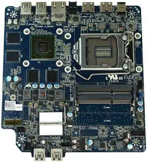 Dell 3V3TG Desktop Motherboard - Intel LGA1155 H2 Socket - Nvidia Geforce 2 GB GDDR6 - 2 Slot DDR3L SODIMM