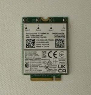 Dell 2GKJR (Foxconn T77W968.86) Snapdragon X20 4G LTE WWAN Card - DW5821e-eSim - Foxconn - Cat16 - GNSS - M.2