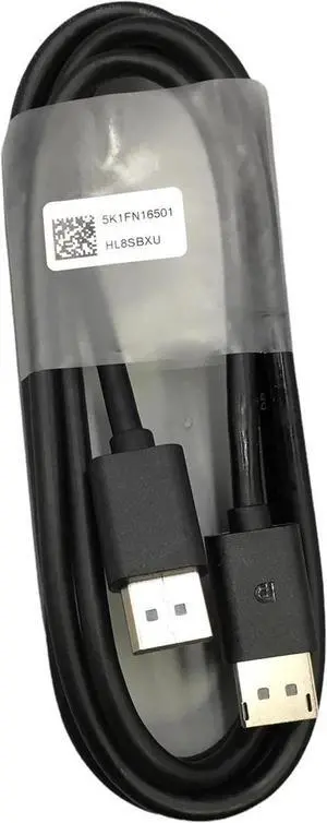 Dell HG79R 6 Feet DisplayPort Male To DisplayPort Male Video Cable - Black