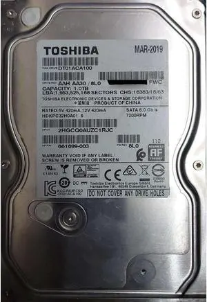 HP 661699-003 1 TB Internal Hard Disk Drive - 7200 RPM - 32 MB Cache - 6 Gbps - SATA - 3.5 Inches