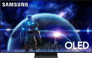 Samsung QN48S90DAE S90D Series 48 Inches OLED Class 4K UHD Gaming TV - Graphite Black - 3840 X 2160 - 120 Hertz - High Dynamic Range - 4K AI Upscaling - Bluetooth - Tizen OS - Graphite Black