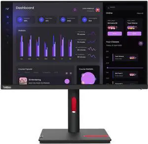 Lenovo Thinkvision T24I-30 23.8" PC Monitor 1xHDMI 1xVGA 5xUSB 250nit 60Hz 4ms- (Manufacturer Recertified)