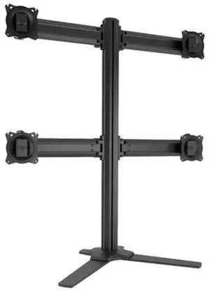 Chief K3F220B Kontour K3 Free Standing Flat Panel Display Desk Mount - Black - 4 Displays