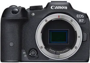 Canon 5137C002 32.5 Megapixel EOS R7 AF/AE Mirrorless Camera - RF Mount - Body Only - APS-C CMOS Sensor - 4K Recording - 3.0-inch Touchscreen LCD - Wireless LAN - Black