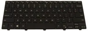 Dell 21H9J 80 Keys Laptop Keyboard - Black - Backlit - US English - M14NSCB - Internal