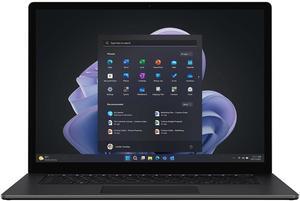 Microsoft Surface Laptop 5 13.5" Touchscreen Notebook - 2256 x 1504 - Intel Core i7 12th Gen i7-1265U 1.80 GHz - Intel Evo Platform - 16 GB Total RAM - 256 GB SSD - Matte Black - Intel Chip - ...