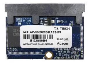 Apacer 8Y.F1B41.7504B ( AP-SDM002G4LASS-KS) Internal Solid State Drive Plug-in Card - 2GB - SLC - SATA - 1.8 Inches - 1.5 GB