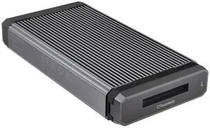 SanDisk Pro-Reader CFexpress SDPR1F8-0000-GBAND Type B Slot Card Reader - Gray - USB Type C - High Performance