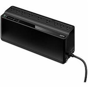 850VA APC Security Battery - 50 VA / 450 W backup battery power supply. 9 outputs (NEMA 5-15R): 6 UPS backup batteries with surge protection outlets, and 3 surge protection outlets. Two USB ...