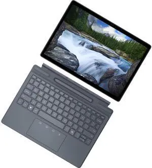Dell K21MBRUS Detachable Collaboration Keyboard - River Blue - Integrated Touchpad - US, English