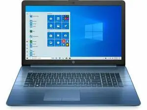 HP 17-by4002ds 4L2Q0UA 17.3 Inches HD+ Laptop - Jasmine Blue - Intel Core i5-1135G7 11th Generation - 8 GB DDR4 - 256 GB NVMe Solid State Drive - Wi-Fi 6 AX201 - Windows 10 Home 64-Bit - ...