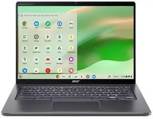 Acer Chromebook Spin 714 CP714-2WN-71AW NX.KLBAA.002 14-inch Touchscreen Laptop - 13th Gen Intel Core i7-1355U - 1.70 GHz - 16GB LPDDR4X RAM - 256GB NVMe Solid State Drive - Wi-Fi 6E AX211 - ...