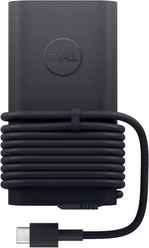 Dell 492-BDNJ (Dell 5YXW8) 100 Watts USB-C Laptop AC Adapter - Black - Ultra Slim - GaN Dell 492-BDNJ (Dell 5YXW8) 100 Watts USB-C Laptop AC Adapter - Black - Ultra Slim - GaN
