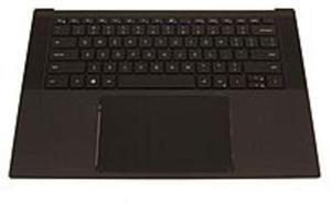 Dell H56H5 Keyboard Touchpad Palmrest Assembly - 79-Key - Backlit - US-English - QWERTY - Fingerprint Reader