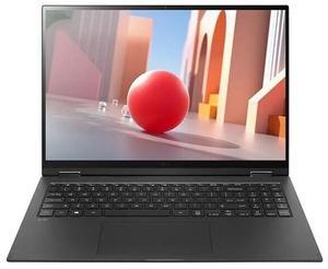 LG 16T90P-K.APB7U1 16 Inches 2-in-1 Laptop - Obsidian Black - Touchscreen - 11th Generation Intel Core i7-1165G7 2.8 GHz - 16 Gb RAM - 1 TB Solid State Drive - Windows 10 Pro