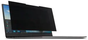 Kensington MagPro 14.0 in. Laptop Privacy Screen with Magnetic Strip Black - For 14 in. Widescreen LCD Notebook - 16:9 - Scratch Resistant, Damage Resistant, Fingerprint Resistant - Polyethylene ...