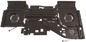 Dell 82W1D (Dell 460.0RV25.0001) Graphics Heatsink And Cooling Fan Assembly - 3 Fans - Thermal Pad