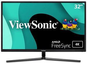 ViewSonic VX3211-4K-MHD 32 Inches 4K UHD Monitor - Black - 3840 x 2160 - 16:9 - WLED - 9.5 Milliseconds - 99% sRGB Color Coverage