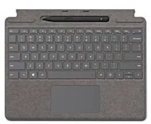 Microsoft Surface Pro Signature 8X8-00061 Tablet Keyboard Folio With Slim Pen 2 - Platinum