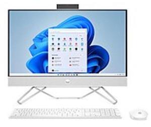 HP 24-cb0062ds 577J9AA 23.8 Inches Touchscreen All-in-One PC - Starry White - Intel Pentium Silver J5040 2.0 GHz - 8GB DDR4 256GB NVMe SSD - LCD - Wi-Fi 6 - Window 11 Home