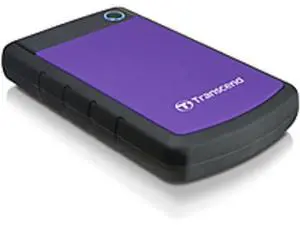 Transcend TS1TSJ25H3P StoreJet 25 H3 1 TB Hard Drive - 2.5" External - SATA - USB 3.0