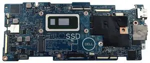 Dell Inspiron 7300 Series YJP0J 2-in-1 Laptop Motherboard - Intel i7-10510U CPU - Integrated Graphics Wi-fi 6 Ax201 - 16GB Dual-channel LPDDR3 - On-board RAM