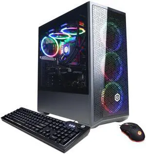CyberPowerPC SLC7400SAM Gamer Supreme Desktop - Black - i7-13700KF 3.4GHz - 32 GB DDR5 - 2 TB Nvme Solid State Drive - Nvidia Geforce RTX 4070 Gpu - Liquid Cool - Win 11 Home