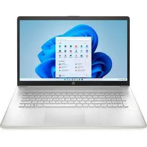 HP 17-CN0052DS 700J1UA 17.3-inch Laptop - Intel Celeron N4120 - 4GB DDR4 RAM - 128GB Solid State Drive - Windows 11 Home - Pale Gold