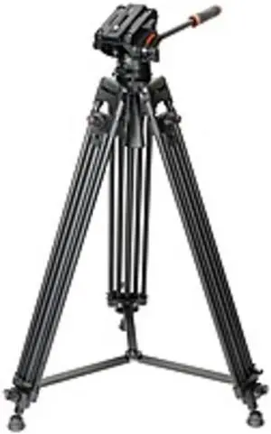 Sunpak 620-850 VideoPro Tripod - Black - M5 Heavy Duty Video - Fluid Head