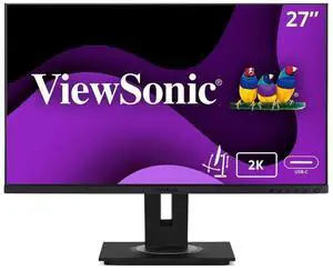 Viewsonic VG2756A-2K 27-inch IPS LCD Monitor - Black - 2560 x 1440 - 1000:1 - 5 ms - 60 Hertz - 350 Nits Matte