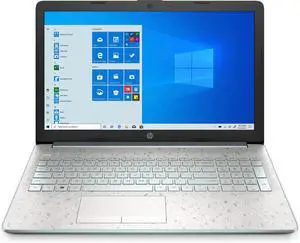 HP 15-da0022ds 1X0K2UA 15.6 Inches HD Touchscreen Laptop - Muted Sage - Intel Pentium Gold 5405U 2.3 GHz - 8 GB DDR4 - 256 GB Solid State Drive M.2 - DVD-RW - Windows 10 Home