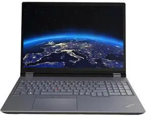 Lenovo ThinkPad P16 Gen 1 21D6006PUS 16 Inches Laptop - Storm Gray - Intel Core i7-12850HX 12th Generation 2.1 GHz - 32 GB - 1 TB Solid State Drive - Nvidia RTX A2000 8 GB - Windows 11 Pro