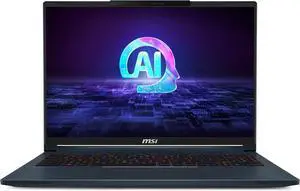 MSI Stealth 16 AI Studio A1VFG-028US 16-inch QHD Gaming Laptop - Intel Core Ultra 9 185H 3.8 GHz - 32GB LPDDR5X - 1TB NVMe SSD - NVIDIA GeForce RTX 4060 8GB GDDR6 - Window 11 Pro - Star Blue
